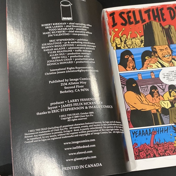 I Sell the Dead #1 (2009) by Glenn McQuaid and Art by Brahm Revel - Image Comics - Picture 5 of 8